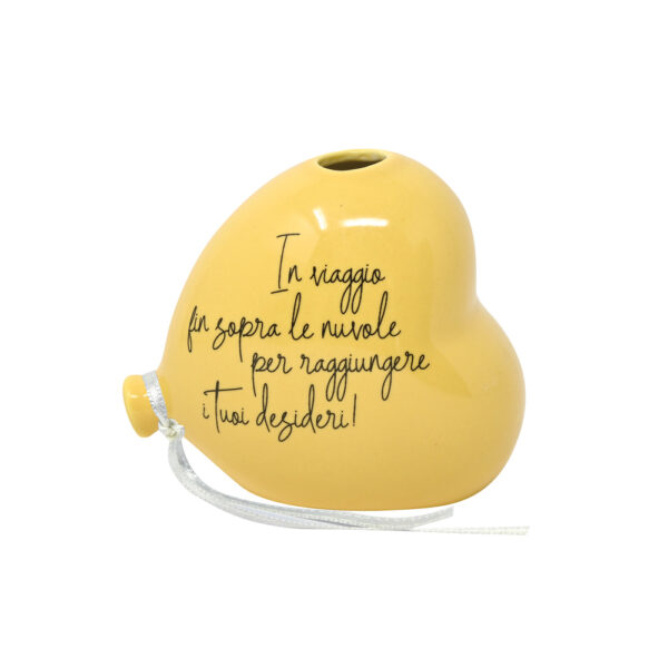Wald Profumatore palloncino cuore colore Giallo