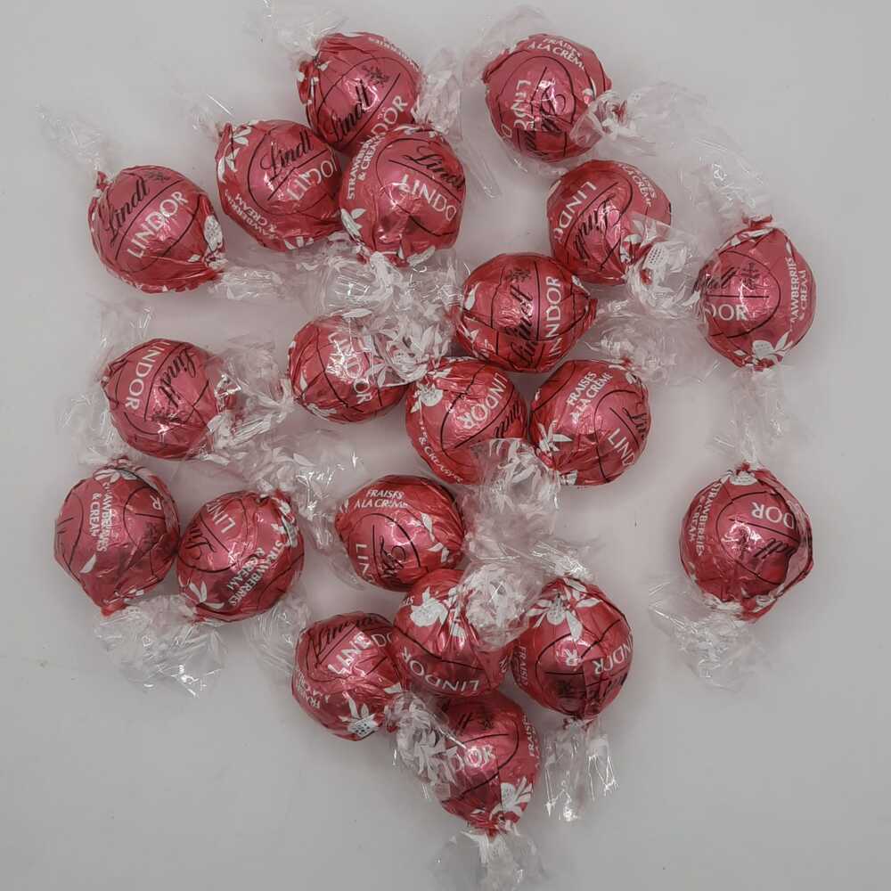 Lindt Boules Lindor Fragola e Crema